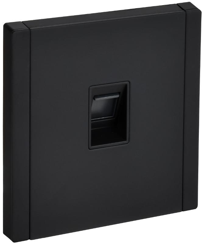 FORTE&PIANO Розетка комп. RJ45 кат.5E FP132M черный  | FP-K10-1-M-K02 | IEK — IEK (ИЭК)