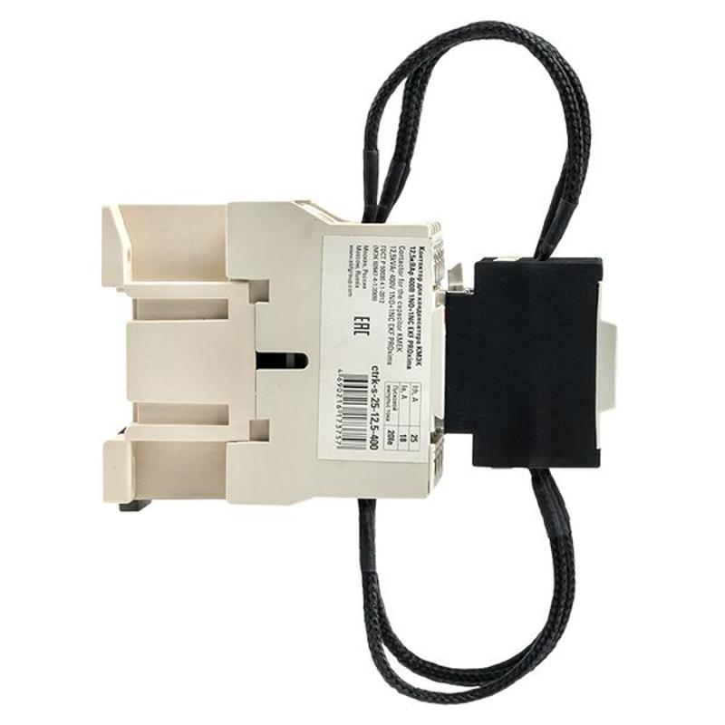 Контактор для конденсатора КМЭК 12,5квар 400В 1NО+1NC EKF PROxima | ctrk-s-25-12,5-400 | EKF — миниатюра 7