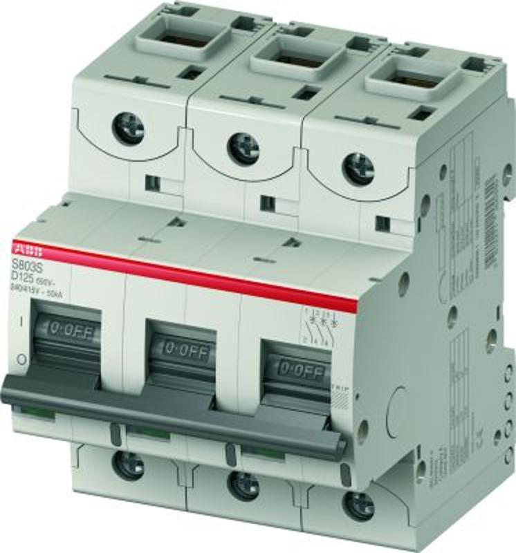 Выключатель автоматический трехполюсный S803C 25А D 25кА (S803C D25) | 2CCS883001R0251 | ABB — ABB