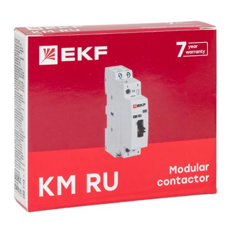 Контактор модульный КМ РУ 25А 1NO+1NC (1 мод.) EKF PROxima | km-1m-25-11 | EKF — миниатюра 20
