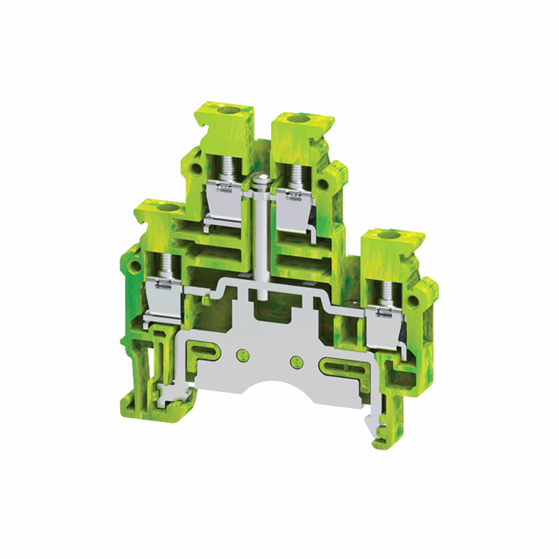 Клемма заземляющая винтовая OptiClip CDLG-4-2L-PE-I-S-(0,2-4)-PEN | 332740 | КЭАЗ — КЭАЗ (Курский электроаппаратный завод)