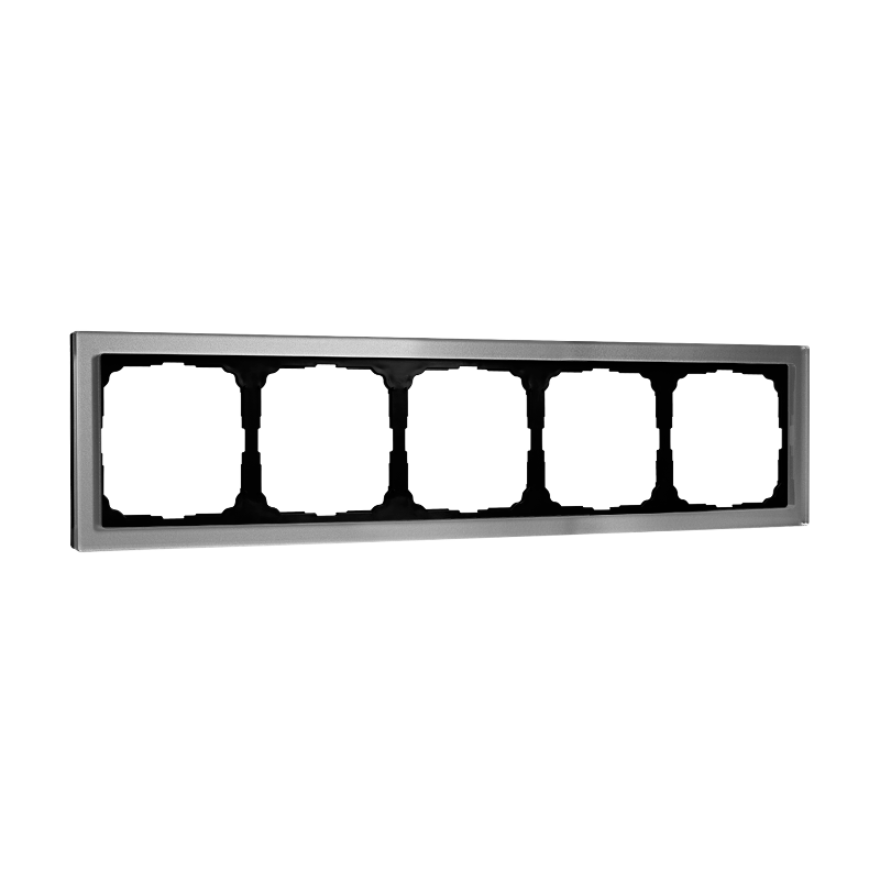ArtGalery Pure Алюминий Рамка 5-постовая , органическое стекло | GAL320305 | SE — Systeme Electric