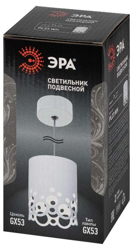 Светильник декоративный настенный PL23 WH GX53 IP20 белый | Б0059809 | ЭРА — миниатюра 2