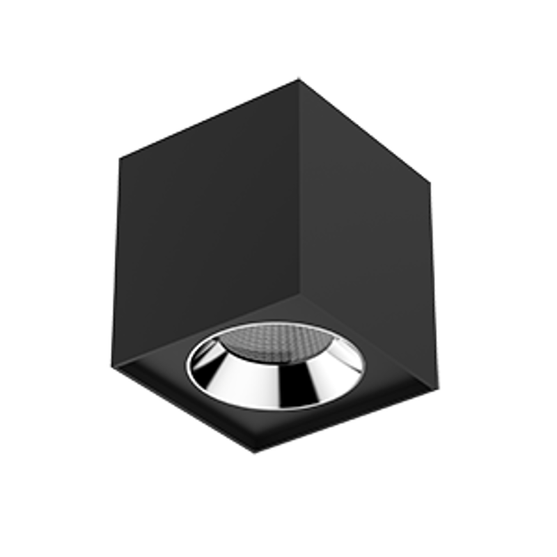 Светильник светодиодный DL-02 Cube накладной 150*160 36W 4000K 35° RAL9005 черный муар | V1-R0-T0360-20000-2003640 | VARTON — VARTON