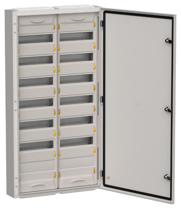 TITAN 5 Корпус металлический ЩРн-168 (2х84) 1085х570х140 IP54 серый  | TI5-50-N-2X084-54-7035 | IEK — IEK (ИЭК)