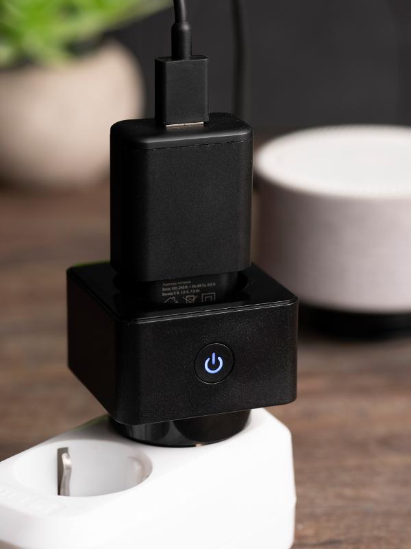 Розетка умная Wi-Fi PRO черн. HomeConnect | RCS-2-WF | EKF — миниатюра 6