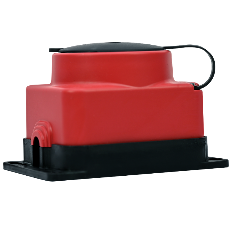 Колодка 1 гнездо 2К+З каучуковая 16А/250В IP44 Красная MultiSet | MST4403RD | SE — миниатюра 3