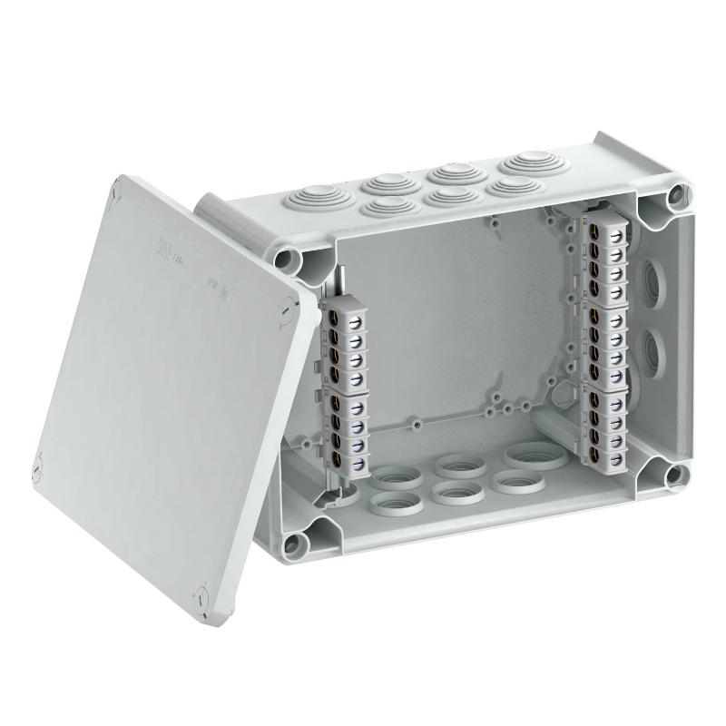 Коробка распределительная T350, 285x201x120 мм, IP66, с клеммой (T 350 KL) | 2007448 | OBO Bettermann — OBO Bettermann