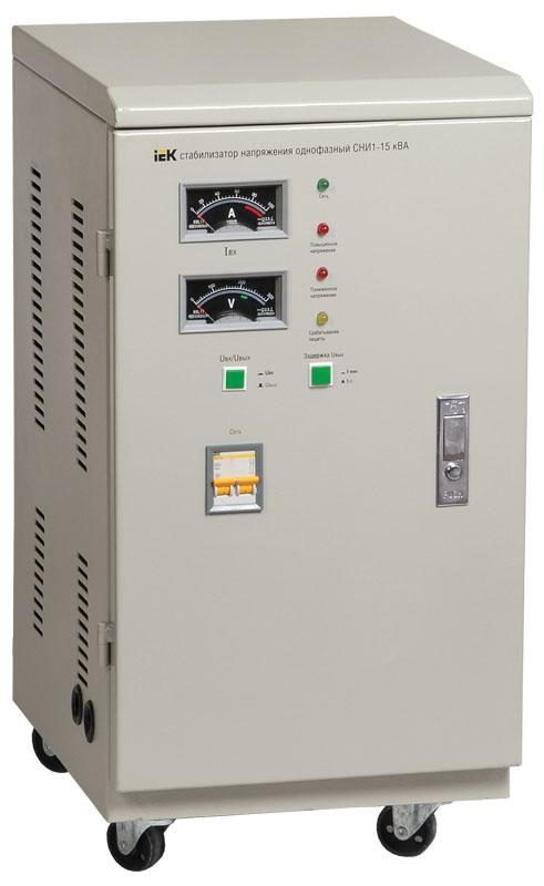 Стабилизатор напряжения СНИ1-7 кВА однофазный  | IVS10-1-07000 | IEK — IEK (ИЭК)