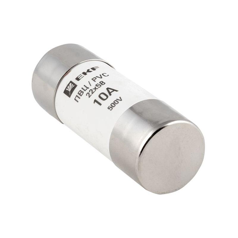 Плавкая вставка цилиндрическая ПВЦ (22х58) 10А | pvc-22x58-10 | EKF — EKF
