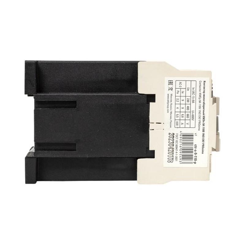 Контактор малогабаритный КМЭп 9А 110В DC 1NO EKF PROxima | ctr-s-9-110-p | EKF — миниатюра 4