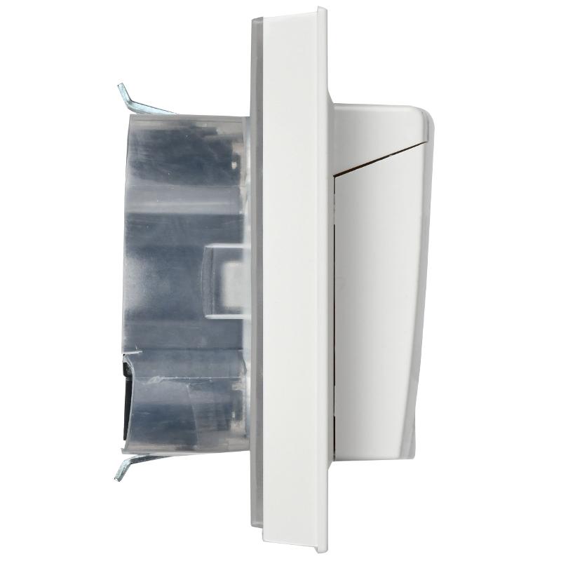 BRITE Розетка 2-ая с крышкой 16А в сб IP44 РСбш12-3-44-БрБ белый | BR-R26-16-44-K01-F | IEK — миниатюра 7