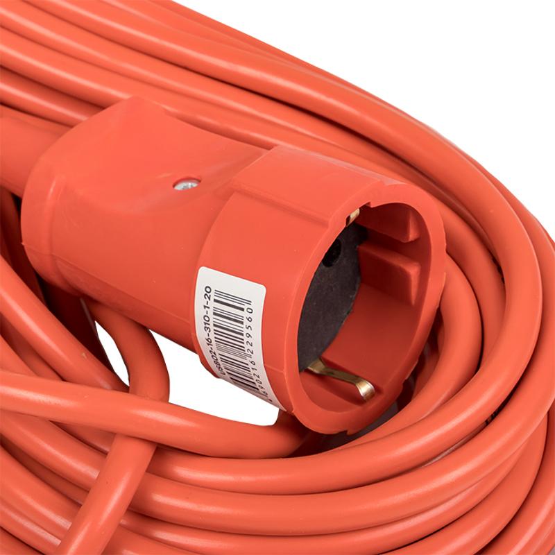 Удлинитель "Зевс 2.0" 20м c  заземлением ПВС 3*1 16А/3,5кВт PROxima  | USB02-16-310-1-20 | EKF — миниатюра 2