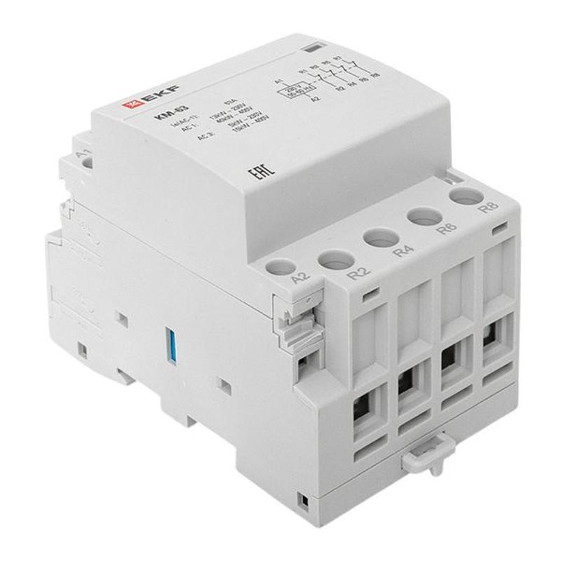 Контактор модульный КМ 63А 4NC (3 мод.) PROxima| km-3-63-04 | EKF — миниатюра 21