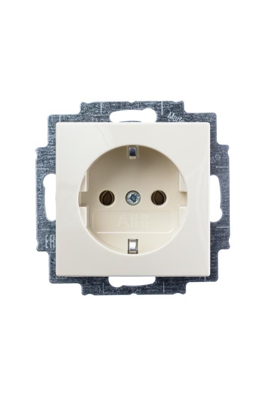 ABB Basic 55 Сл. кость Розетка с/з | 2011-0-3857  | 2CKA002011A3857 | ABB — миниатюра 2