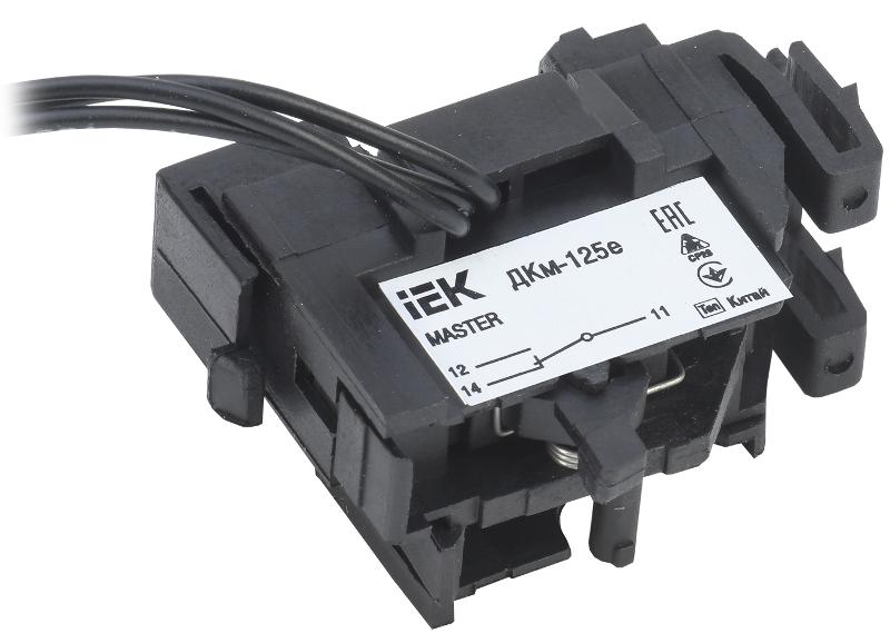 Контакт дополнит. ДКм-125е (ДКм-32) MASTER эл. р. IEK | SVA11D-DK-1-02 | IEK — фото 1 | Sento