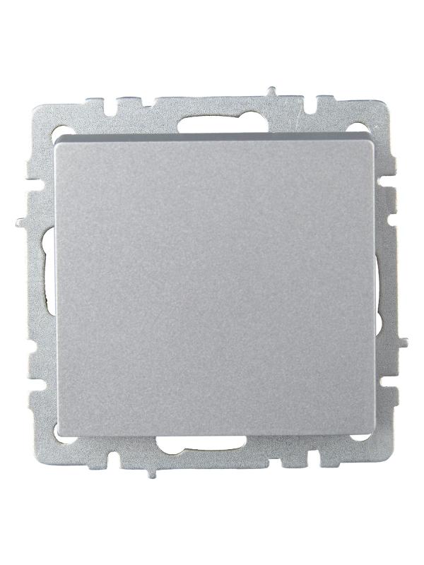 BRITE Выключатель 1-клавишный 10А ВС10-1-0-БрА алюминий | BR-V10-0-10-K47 | IEK — миниатюра 2