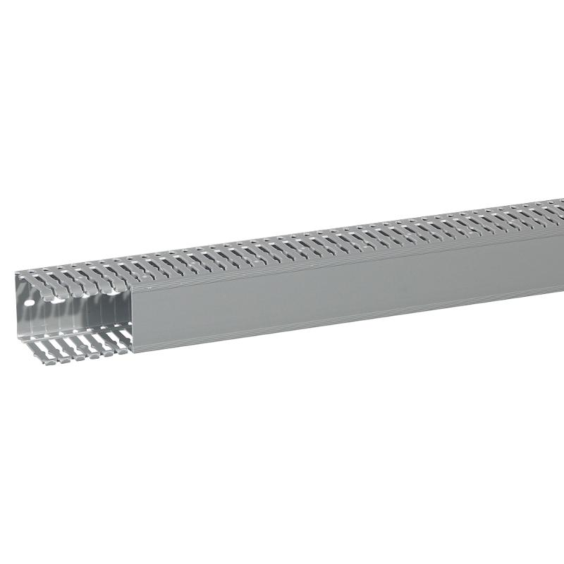 Кабель-канал (крышка + основание) Transcab - 60x80 мм - серый RAL 7030 | 636113 | Legrand — Legrand