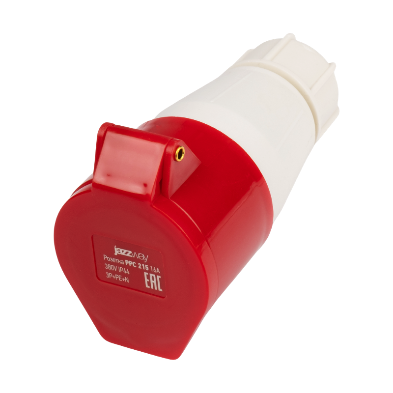 Силовой разъем  PPC 215 3Р+РЕ+N 16А 380В IP44  | .5072497 |  Jazzway — Jazzway