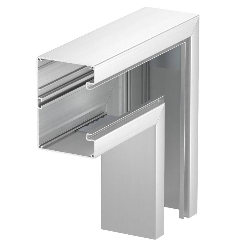 Плоский угол кабельного канала Rapid 80 нерегулируемый 90x130 мм (алюминий) (GA-SF90130EL) | 6276923 | OBO Bettermann — OBO Bettermann