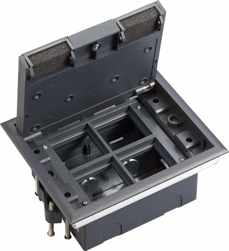 MultiDesk Люк на 8 модулей IP40 для фальшпола с монтажной коробкой, тип MDK10 | MDK10108 | SE — Systeme Electric