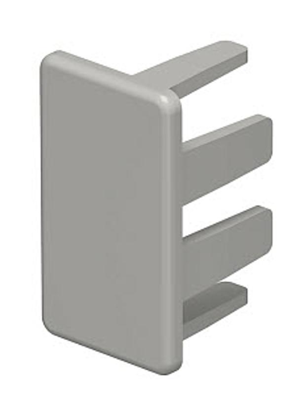 Торцевая заглушка кабельного канала WDK 15x30 мм (ПВХ,серый) (WDK HE15030GR) | 6158714 | OBO Bettermann — миниатюра 2
