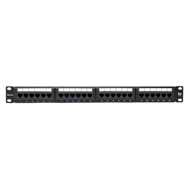 Патч-панель TERACOM 19'' Cat.5E 1U неэкранированная UTP 24 порта RJ-45 110 IDC | TRC-PPNL-5EUTP-1U24 | EKF — миниатюра 8