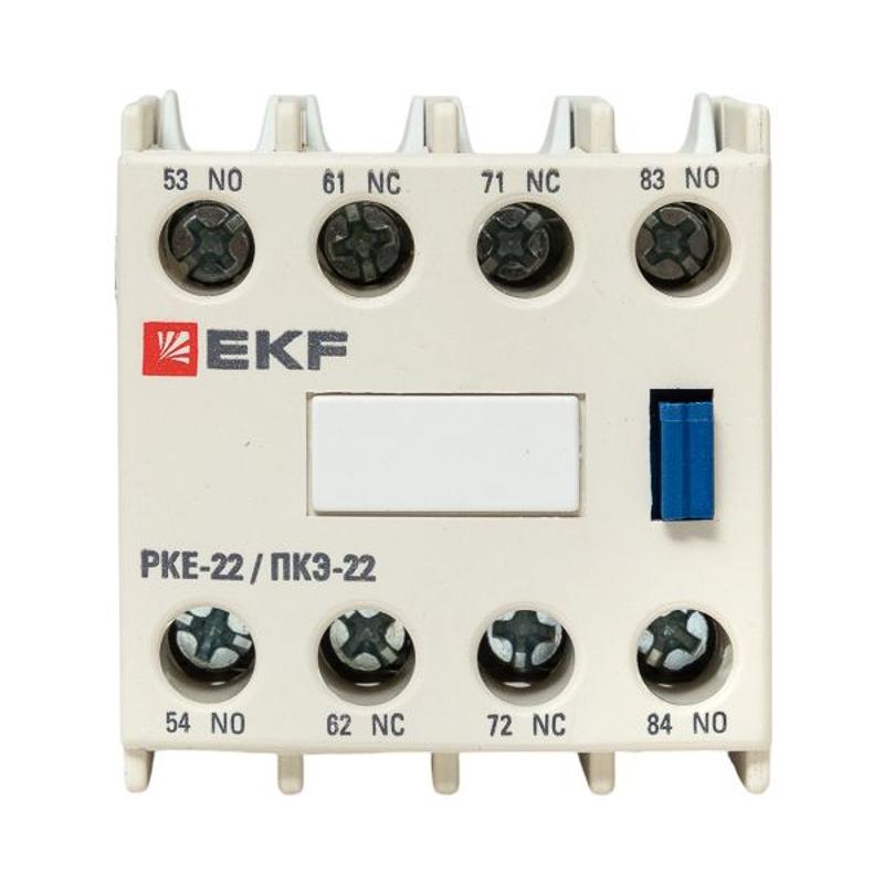 Приставка контактная ПКЭ-22 2NO+2NC EKF PROxima | ctr-sc-25 | EKF — миниатюра 2