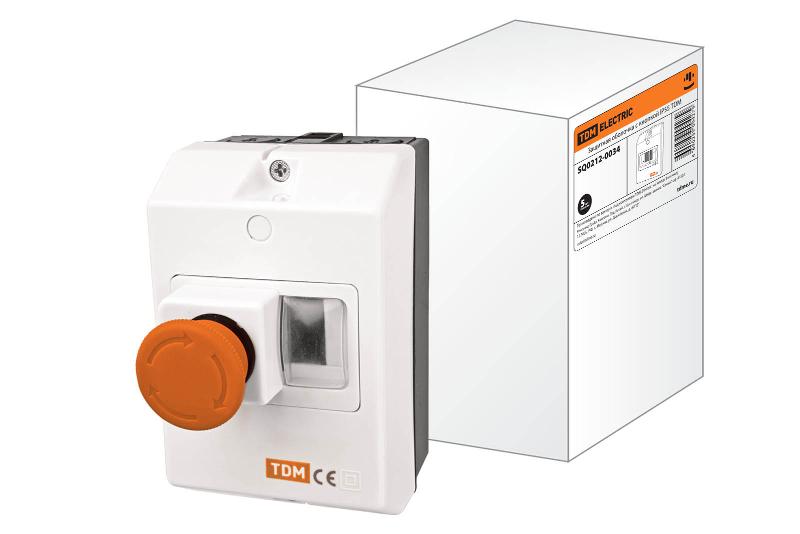 Оболочка защитная с кнопкой IP55 | SQ0212-0034 | TDM — TDM ELECTRIC