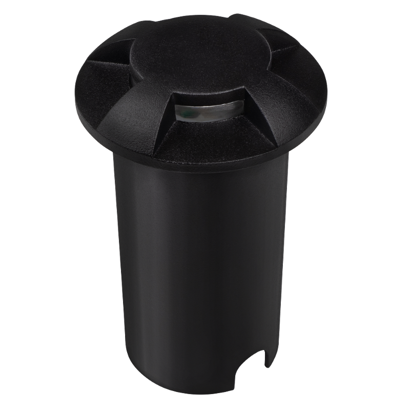Светильник светодиодный садово-парковый венчающий  PGR R60/4 2w 4000K Black IP65 (грунтовый встраиваемый) | .5024885 | Jazzway — Jazzway