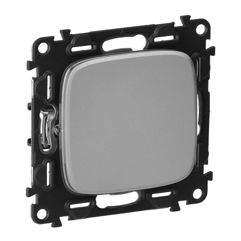 Valena ALLURE DIY Алюминий Переключатель 1-клавишный 10А 250В | 752906 | Legrand — Legrand