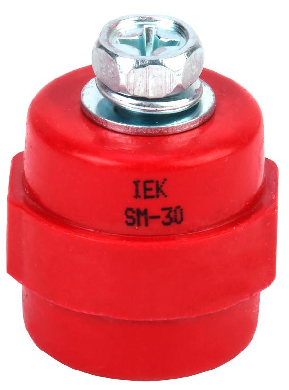 Изолятор SM30 (М8) силовой с болтом  | YIS11-30-08-B | IEK — IEK (ИЭК)