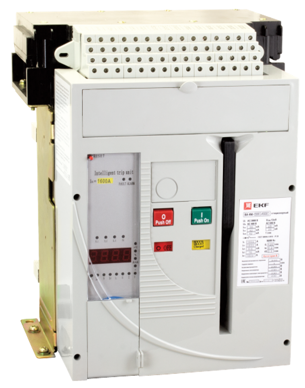 ВА-450 1000/1000А 3P 50кА стационарный PROxima | mccb450-1000-1000 | EKF — EKF