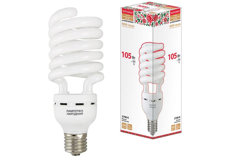 Лампа люминесцентная НЛ-HS-105 Вт-2700 К–Е40 | SQ0347-0046 | TDM — TDM ELECTRIC