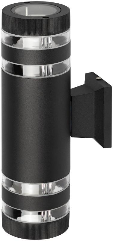 Светильник уличный настенный  «Адрия» GBW-102-BL-0300 230В 2хЕ27 IP54 вверх/вниз черный | Б0069596 | ЭРА — ЭРА (Энергия света)