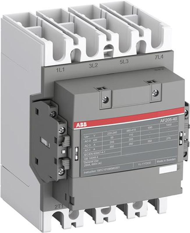 Контактор AF205B-40-22RT-13 с катушкой управления 100-250BAC/DC|1SFL527262R1322| ABB — ABB