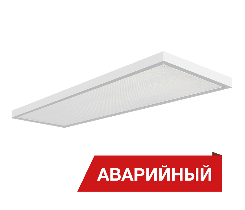 Светодиодный светильник Diora NPO 38/4000 opal 4000лм 38Вт 4000K IP40 0.7PF 90Ra Кп<1 Аварийный — Diora