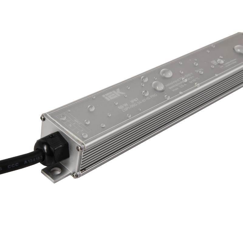 Драйвер LED ИПСН-PRO 60Вт 24В блок - шнуры IP67  | LSP1-060-24-67-15-PRO | ИЭК — миниатюра 2