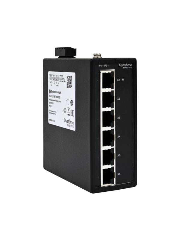 Промышленный концентратор EtherCAT, 6x100BaseT | NSECU106T06X00S | SE — Systeme Electric