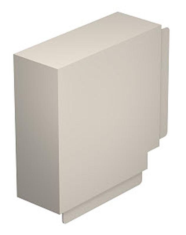 Крышка плоского угла кабельного канала WDK 100x230 мм (ПВХ,кремовый) (WDK HF100230CW) | 6161774 | OBO Bettermann — миниатюра 2
