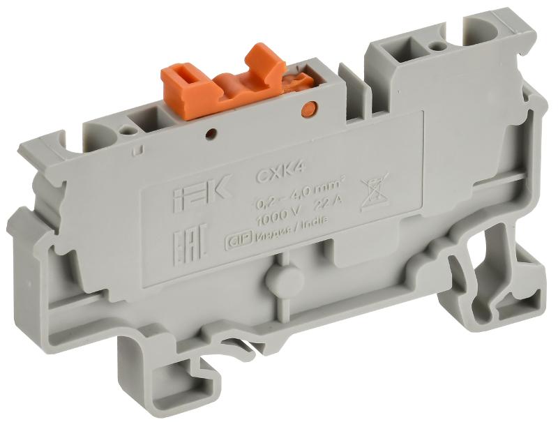ARMAFIX Клемма пруж. с ножевым размыкателем CXK4 | AF-CT45-04-K03-004 | IEK — миниатюра 2