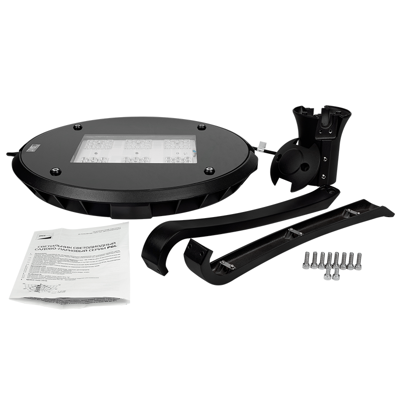 Светильник светодиодный уличный PGL 03 60w 3000K IP65 BL AC100-270 (парковый) (5лет гар.) | .5041332 | Jazzway — миниатюра 4