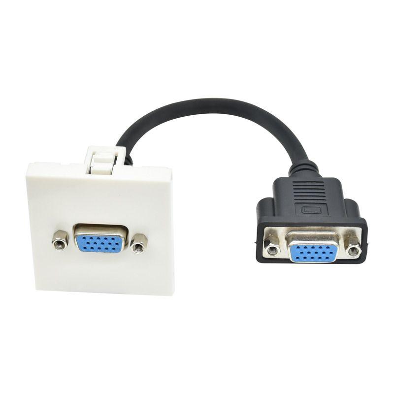 PRIMER РКМ-20-20-П Розетка VGA M/M (2 мод.) бел. | PR-KK40D-RV-0-2-K01 | IEK — миниатюра 2