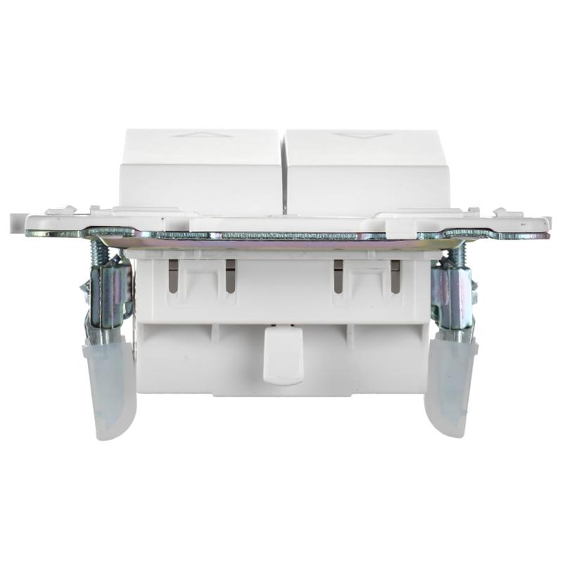 SKANDY Выключатель жалюзи 10А SK-V12W арктический белый | SK-V15-0-10-K01 | IEK — миниатюра 4