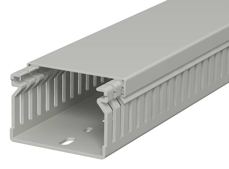 Распределительный кабельный канал LK4 40x60x2000 мм (ПВХ,серый) (LK4 40060) | 6178014 | OBO Bettermann — OBO Bettermann