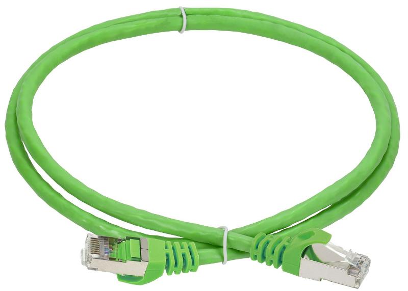 ITK Коммутационный шнур кат.6A S/FTP 3м st. 50мкд зел. | PC02-C6ASL-3M-SC-HC | ITK — ITK