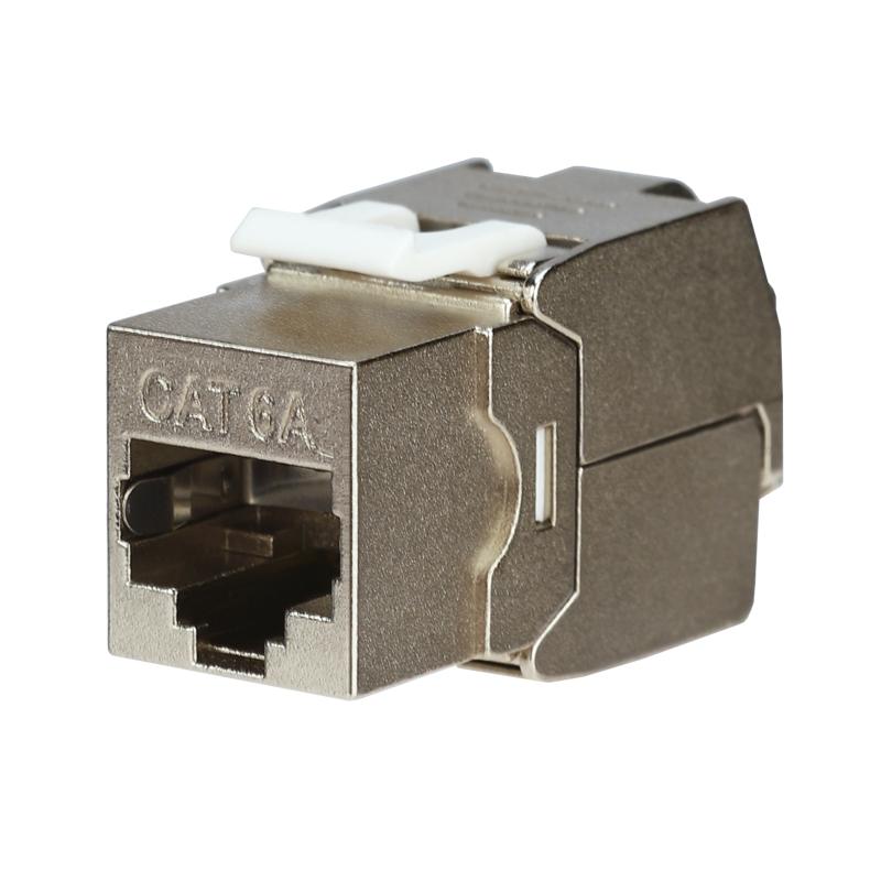 Модуль Keystone, Jack RJ-45(8P8C), FTP экранированный, CAT 6A, тип 180 градусов, самозажимной REXANT PRO | 02-0361 | REXANT — REXANT