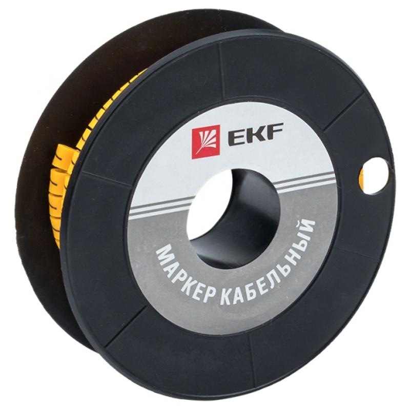 Маркер-кабельный 6,0кв.мм "7" (500шт.) (ЕС-3) EKF PROxima | plc-KM-6-7 | EKF — EKF
