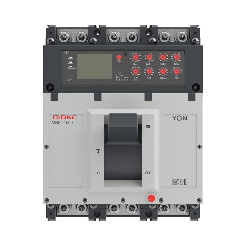 Авт. выкл. YON pro MNX1600H 3P 1600A 100kA при AC415V расц. ETA | MNX1600H3PETA1600 | DKC — миниатюра 3