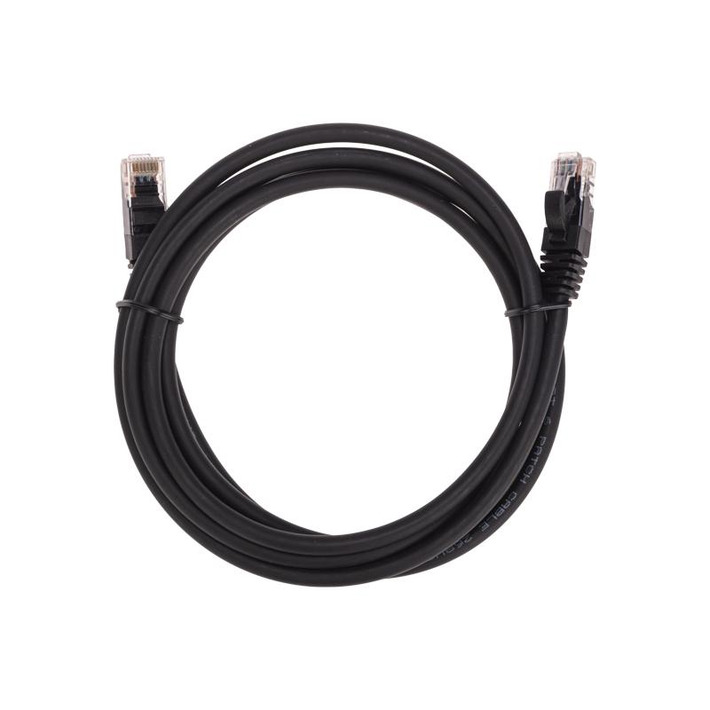 Патч-корд U/UTP CAT 6, RJ45-RJ45, 26AWG, LSZH, черный, 2м REXANT | 02-0292-2 | REXANT — REXANT
